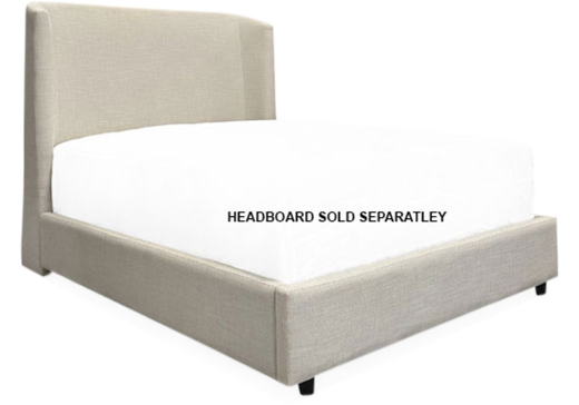 Style 500 UPHOLSTERED BED BASE FOR STYLE 520 HDBD (RAILS & FOOTBOARD ONLY)