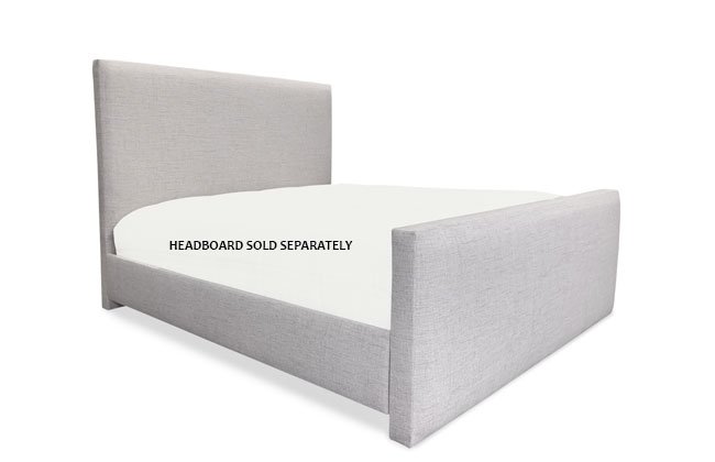 Style 319 UPHOLSTERED BED BASE (RAILS & FOOTBOARD ONLY)
